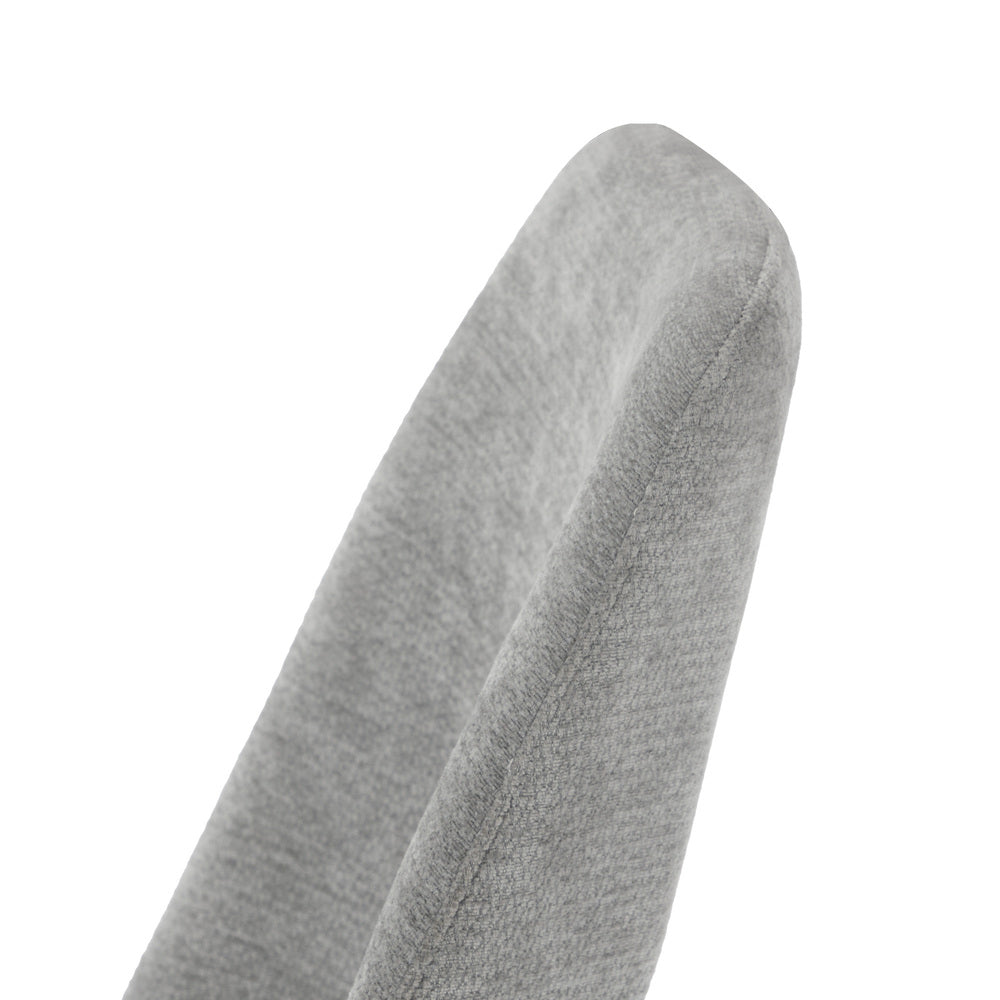 Set of Two Aspire Plush Chenille Fabric Dining Chairs | Premium Fabric Dining Chair Set