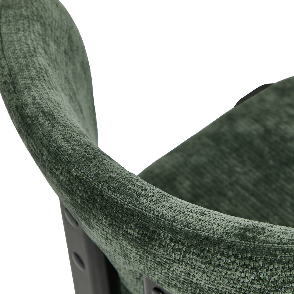 Set of Two Oslo Curved Modern Dining Chairs | Minimalist Luxury Designer Dining Chairs