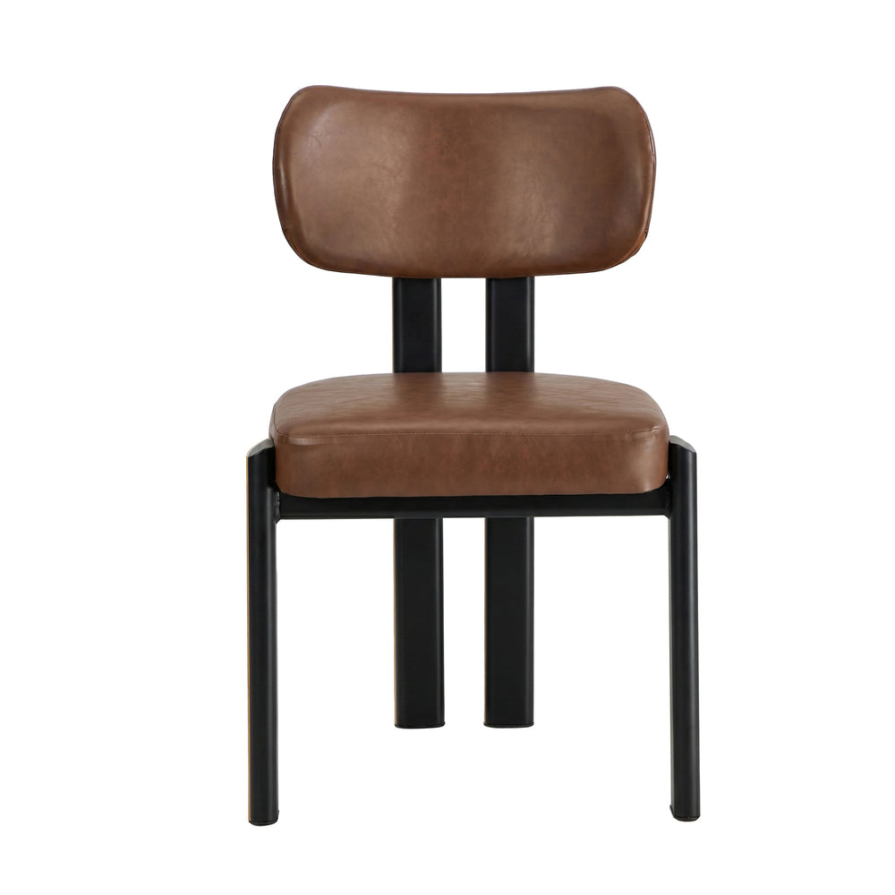 Set of Two Oslo Curved Modern Dining Chairs | Minimalist Luxury Designer Dining Chairs