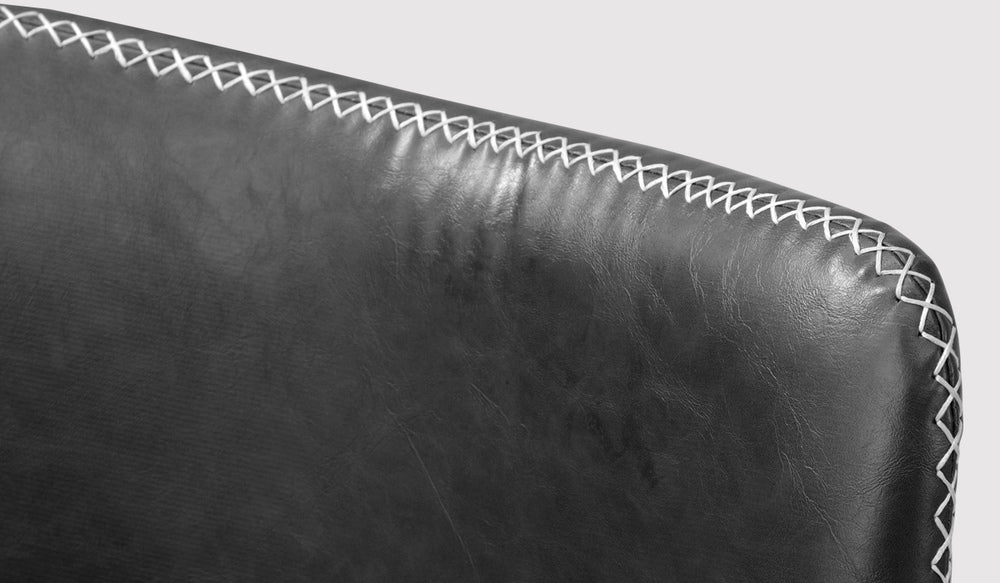 Set of 2 Sorrento PU Leather Soft Padded Dining Room Chairs | Slim PU Leather Modern Dining Chairs Set