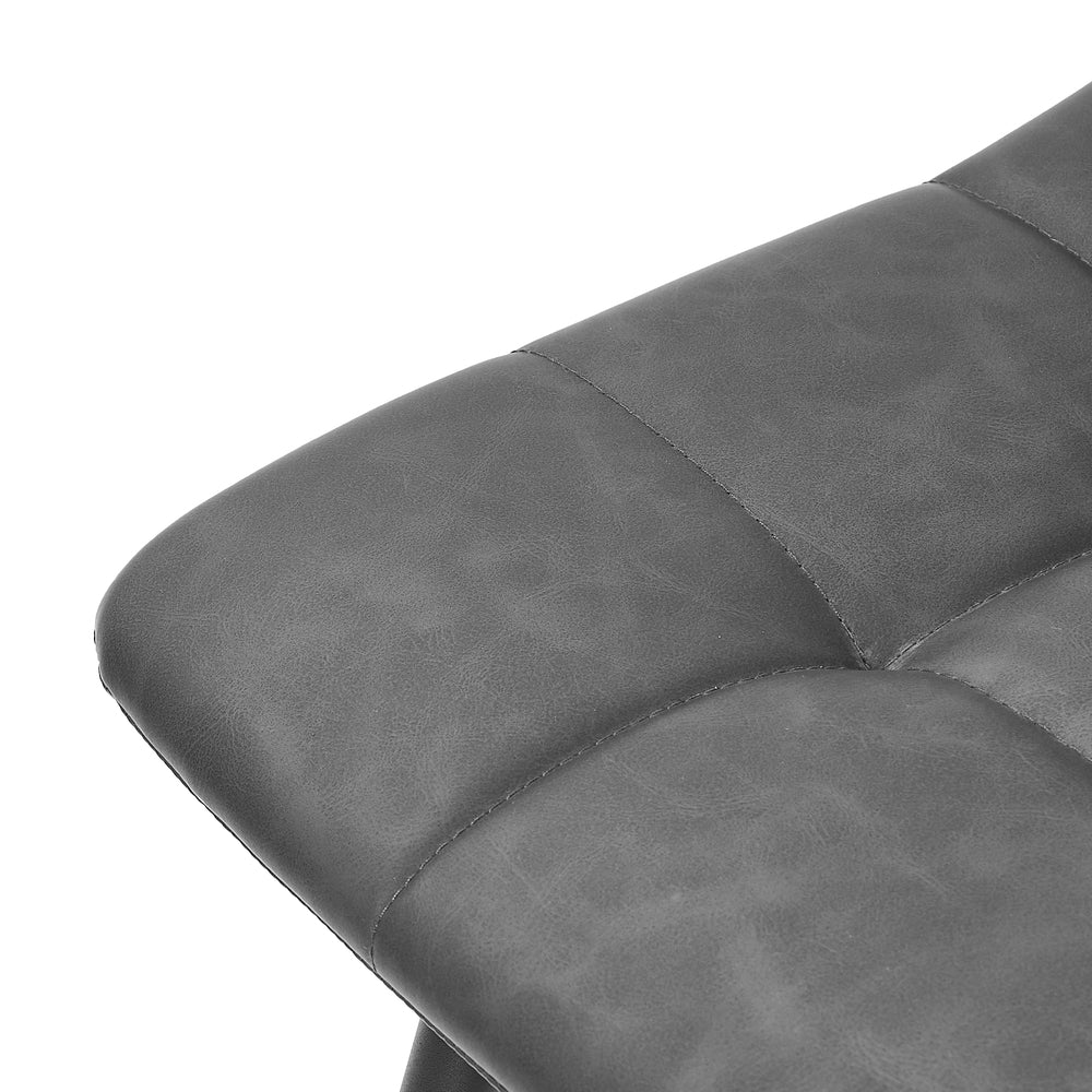 Set of Four Milano Premium PU Leather Dining Chairs | Plush Durable Padded Dining Chairs