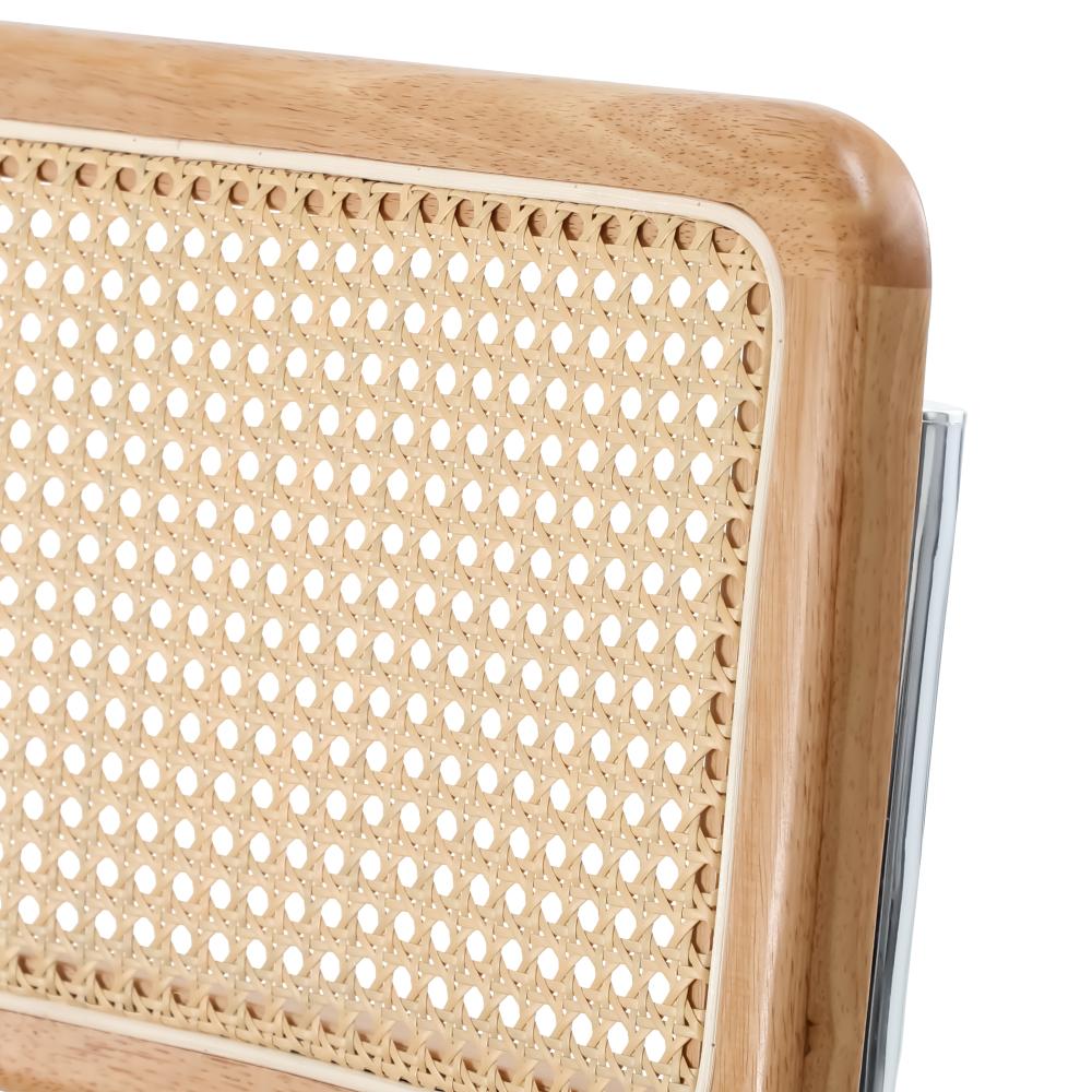 Set of Two Amolfo Designer Dining Chairs | Retro Style Wooden Variety Dining Chairs