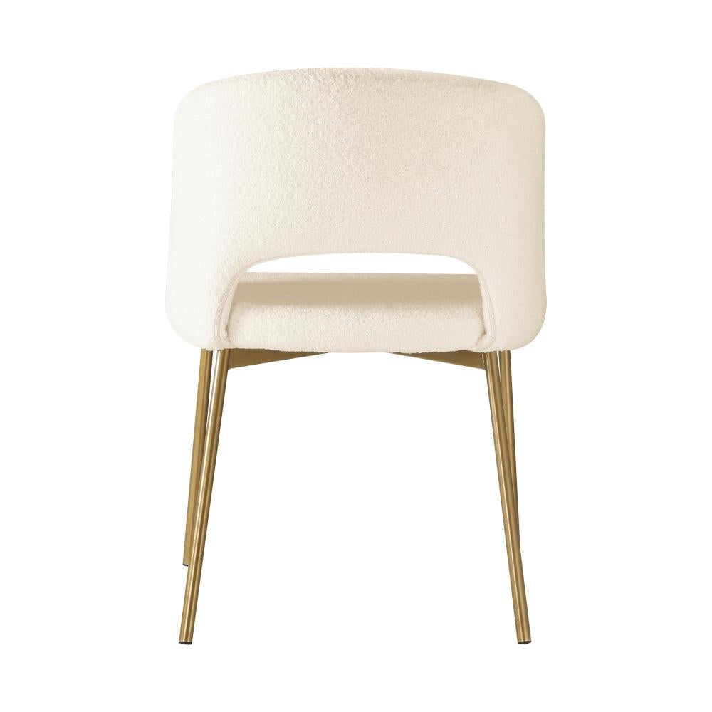 Set of Two Teddy Millie Boucle Fabric Dining Chairs | Premium Boucle or Fabric Dining Chair Set