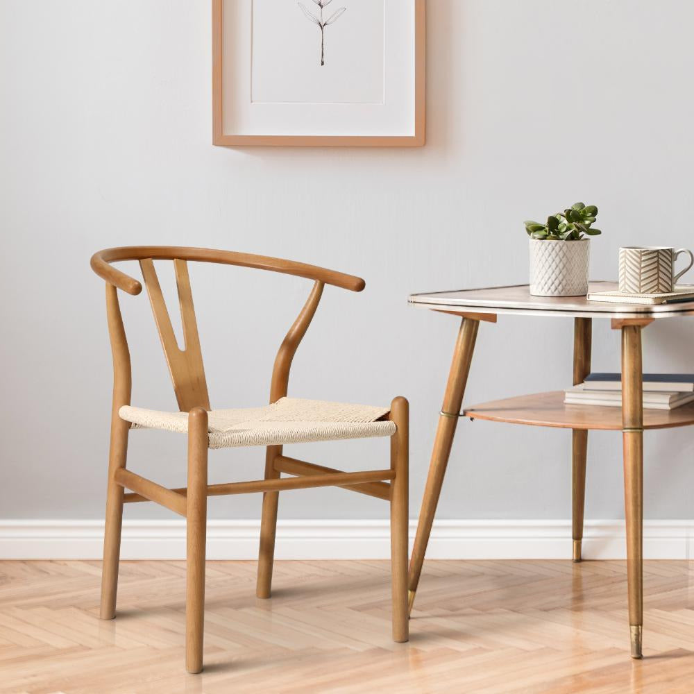 Designer Replica Hans Wegner Wishbone Chair | Retro Modern Wooden Wishbone Dining Chairs
