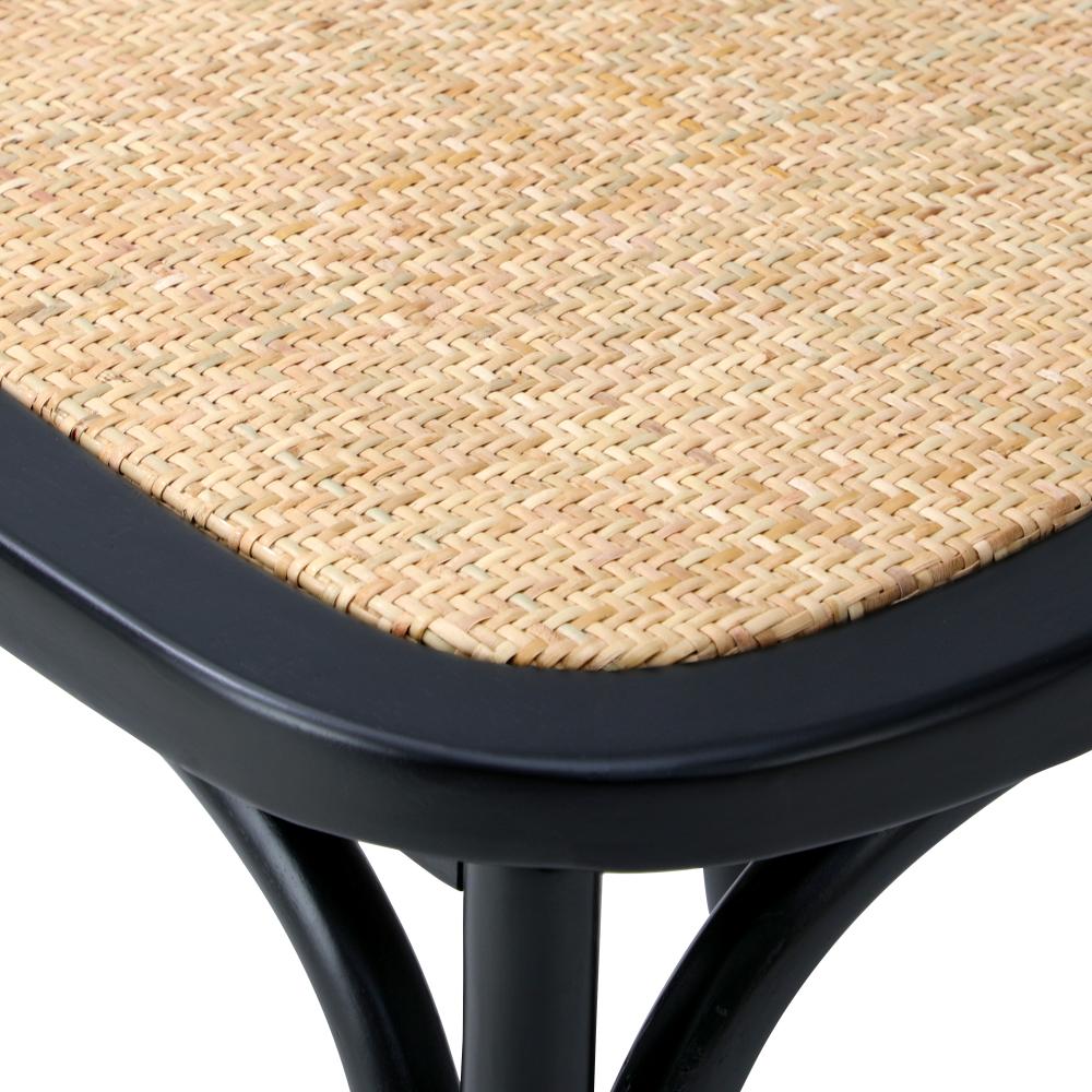 Bianco Nuovo Extendable Dining Table Set | 5-7 Seater Premium Modern Dining Table and Retro Crossback Chairs