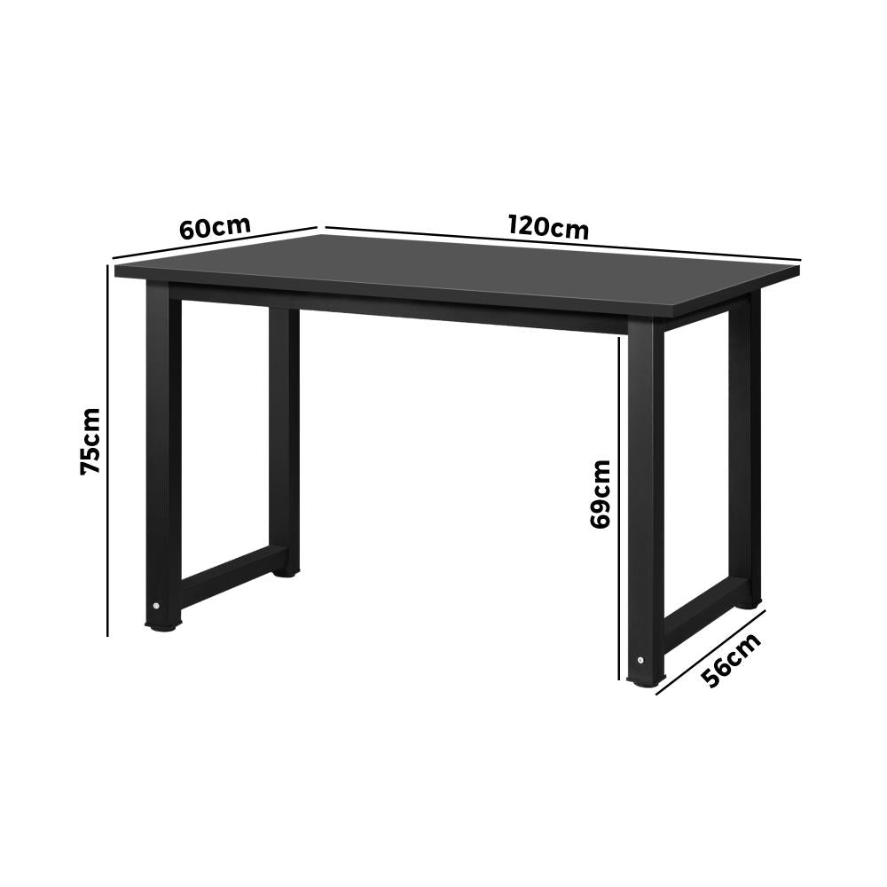Gadgetz 120cm Modern Computer Desk | Stylish Office Desk Workstation