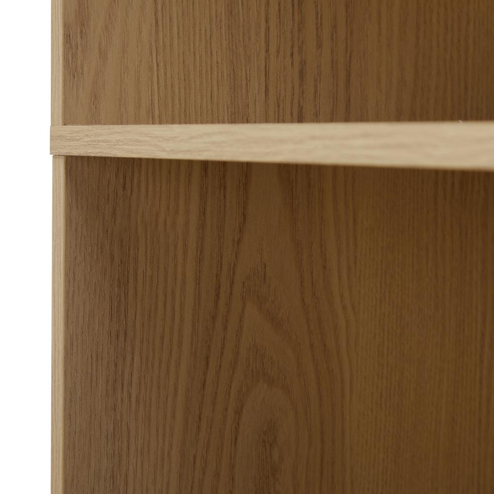 Milanese 5 Tier Wooden Display Unit | Modern Wooden Bookshelf Storage Shelving Unit