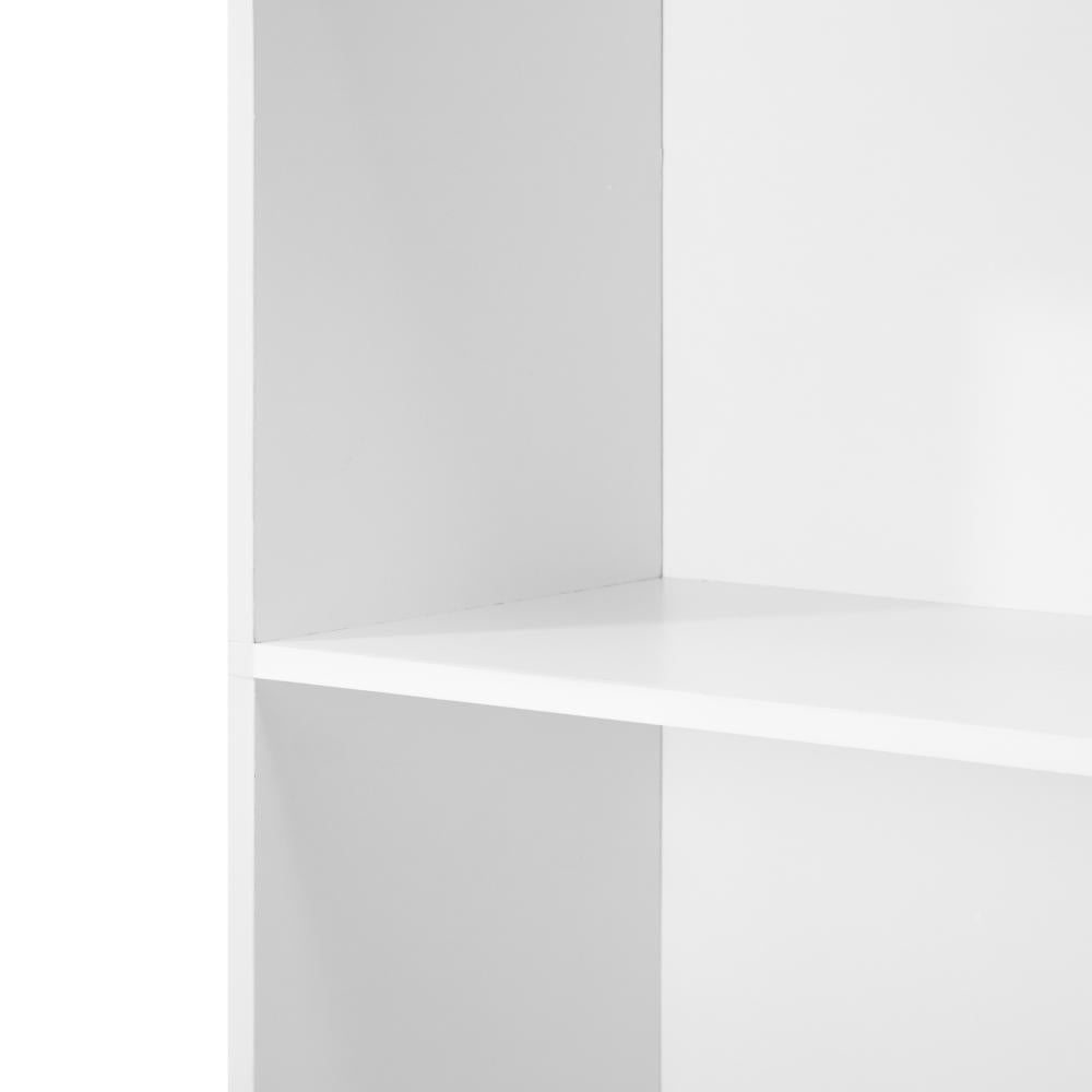 Milanese 5 Tier Wooden Display Unit | Modern Wooden Bookshelf Storage Shelving Unit