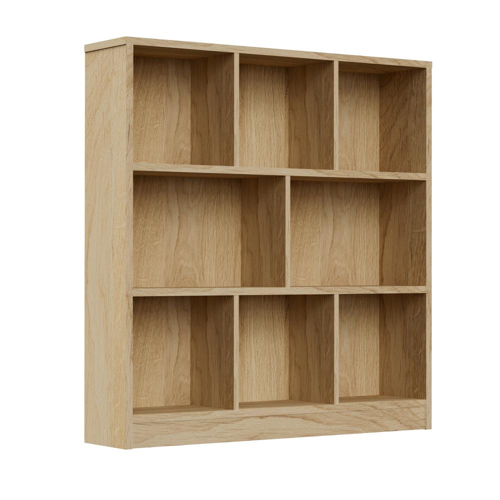 Milanese 8 Cube Wooden Display Unit | Modern Wooden Bookshelf Storage Shelving Unit