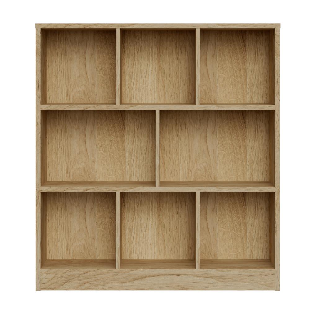 Milanese 8 Cube Wooden Display Unit | Modern Wooden Bookshelf Storage Shelving Unit