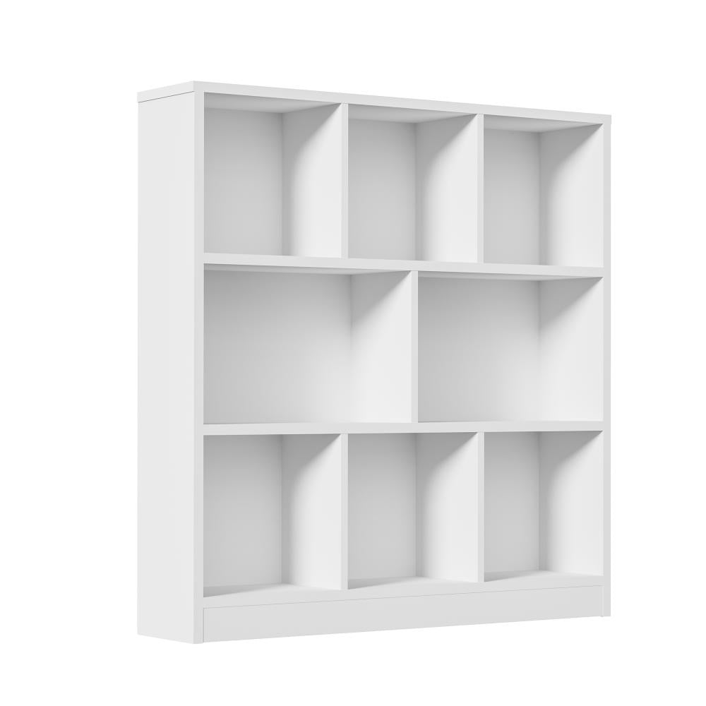 Milanese 8 Cube Wooden Display Unit | Modern Wooden Bookshelf Storage Shelving Unit
