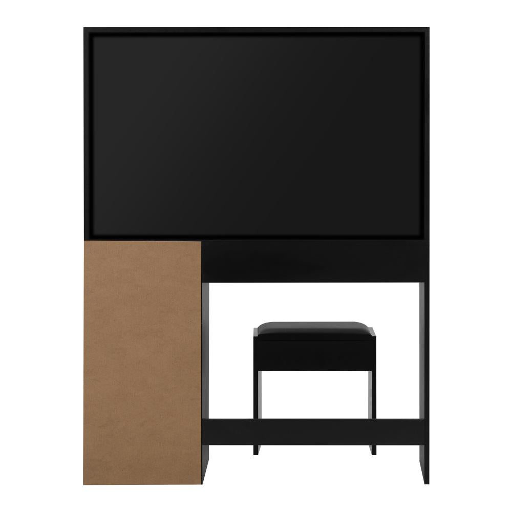 Venezza Large LED Mirror Dressing Table and Stool Set | 10 Light Hollywood Light | Makeup Desk Storage Drawer