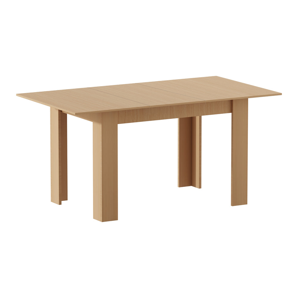 Bianco Nuovo Extendable 120-160cm Dining Table | Wooden Finish Modern Kitchen Table