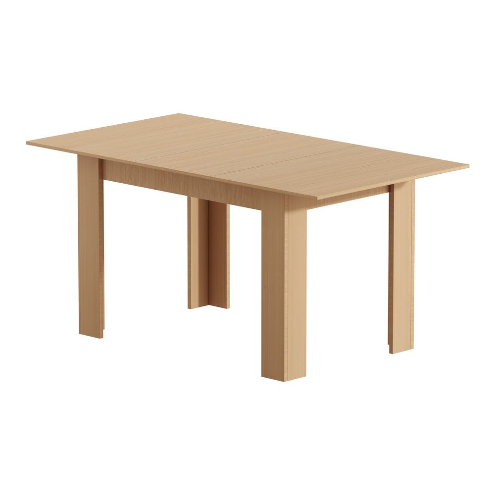 Bianco Nuovo Extendable 120-160cm Dining Table | Wooden Finish Modern Kitchen Table