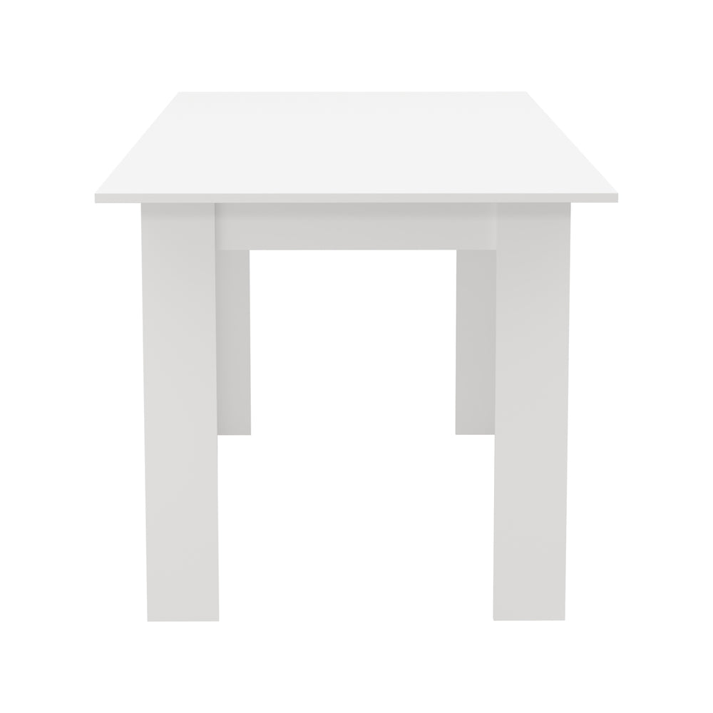 Bianco Nuovo Extendable 160-200cm Dining Table | Wooden Finish Modern Kitchen Table