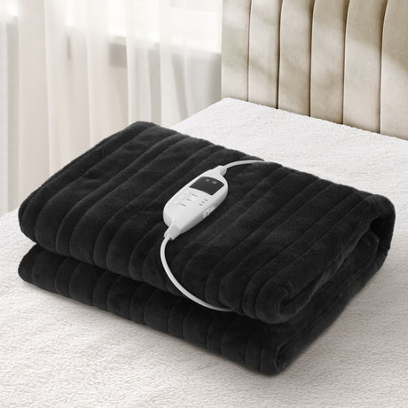 Nuvola Super Warm Electric Heated Blanket with Auto Off | 9 Heat Setting Fleece Electric Blanket