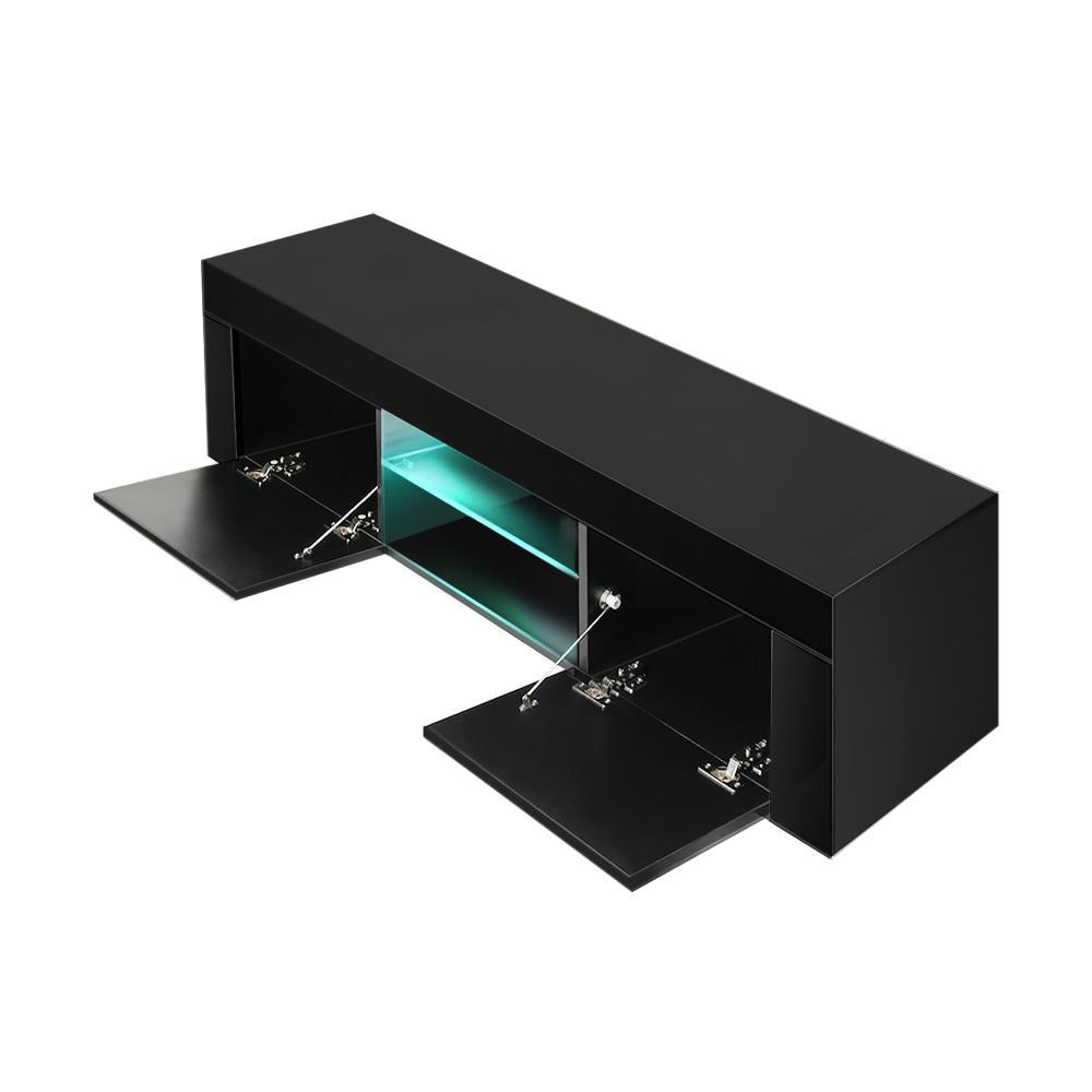 Sansi LED 16 Light TV Cabinet 130cm Entertainment Unit | Hi Gloss TV Unit Stand