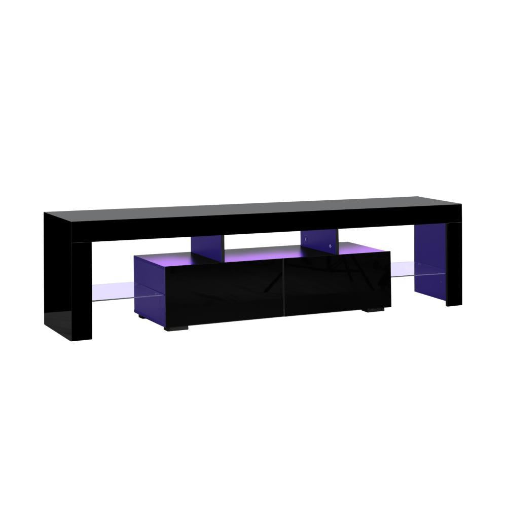 Spezia Nuvo LED 16 Light TV Cabinet 180cm Entertainment Unit | Hi Gloss TV Unit Stand