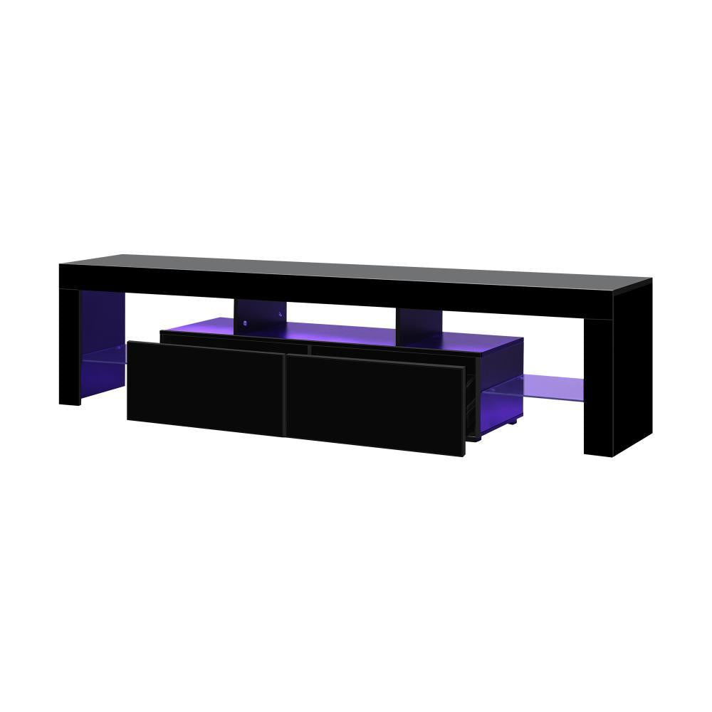Spezia Nuvo LED 16 Light TV Cabinet 180cm Entertainment Unit | Hi Gloss TV Unit Stand