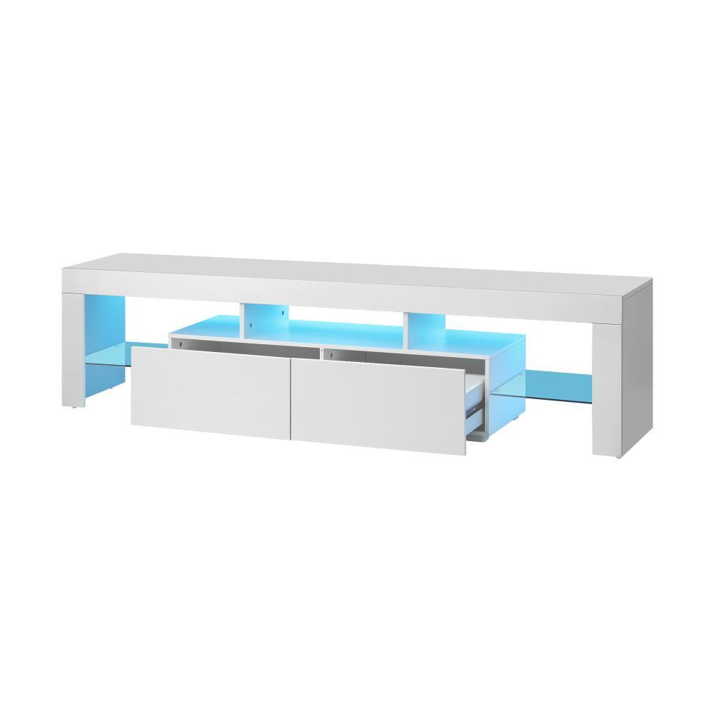 Spezia Nuvo LED 16 Light TV Cabinet 180cm Entertainment Unit | Hi Gloss TV Unit Stand