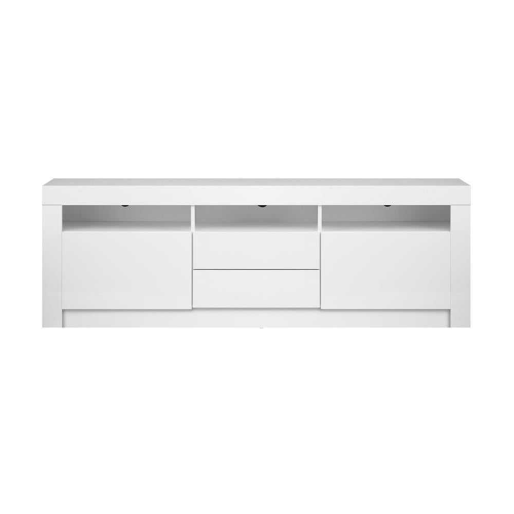 Neo Luxe LED 16 Light TV Cabinet 180cm Entertainment Unit | Hi Gloss TV Unit Stand