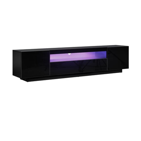Markus LED 16 Light TV Cabinet 180cm Entertainment Unit | Hi Gloss TV Unit Stand