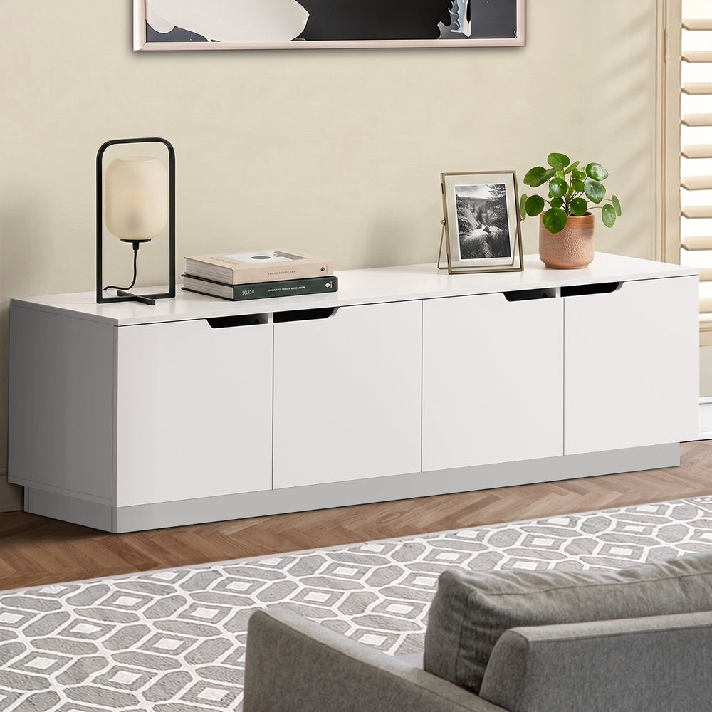 Urbino 180cm TV Entertainment Unit | Modern Four Door Large Storage TV Unit