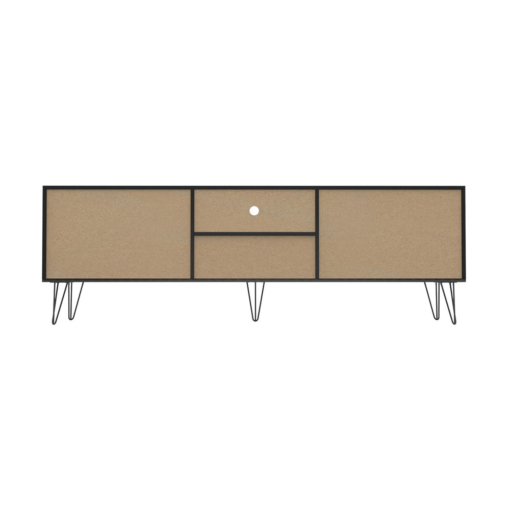 Polizano 180cm Wooden TV Cabinet Entertainment Unit | Modern TV Unit with Storage