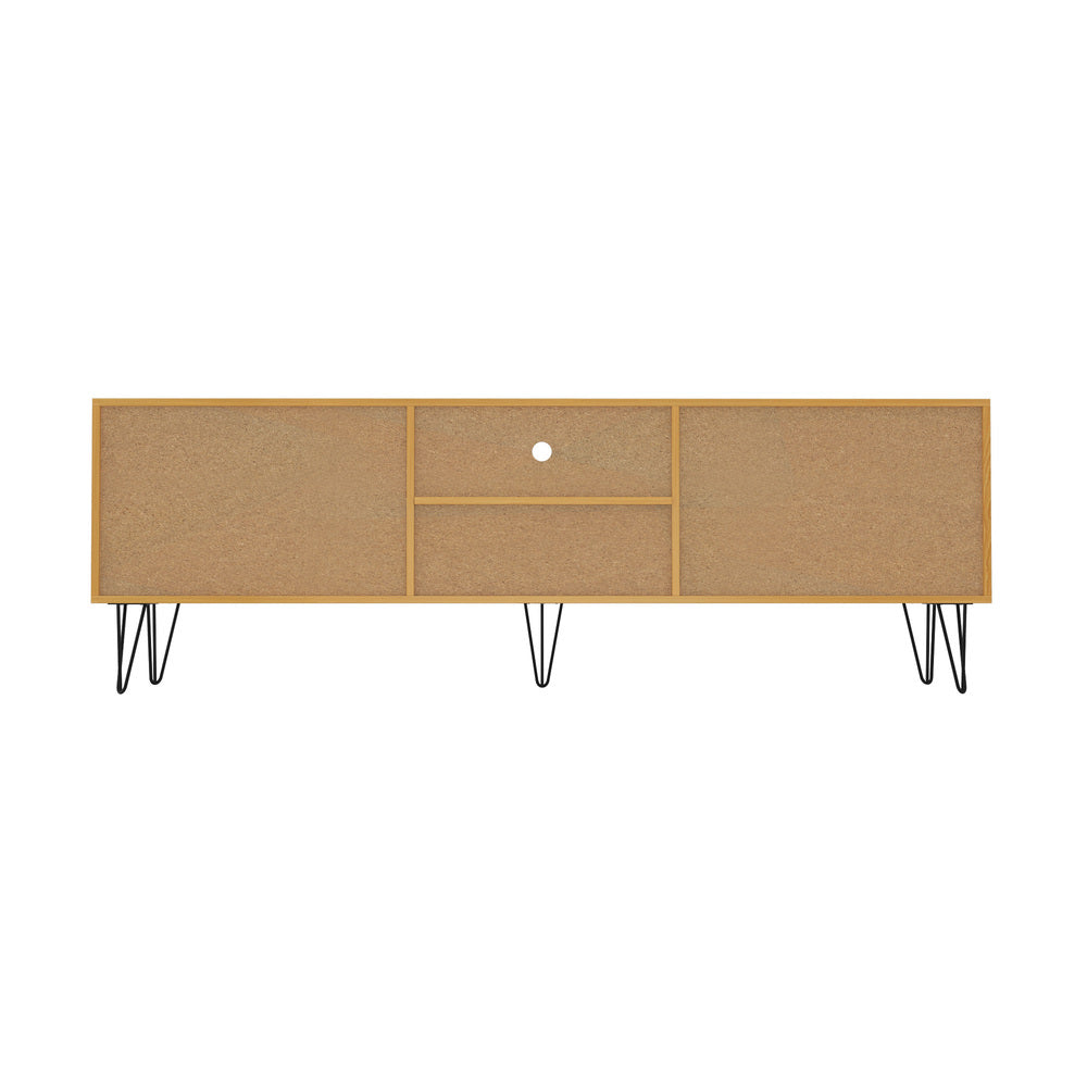 Polizano 180cm Wooden TV Cabinet Entertainment Unit | Modern TV Unit with Storage