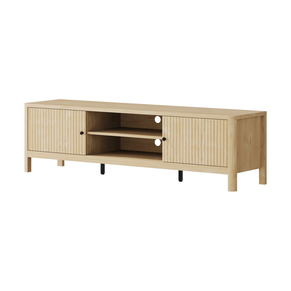Amaro 160cm TV Entertainment Unit | Modern Style Ripple Front TV Cabinet with Storage
