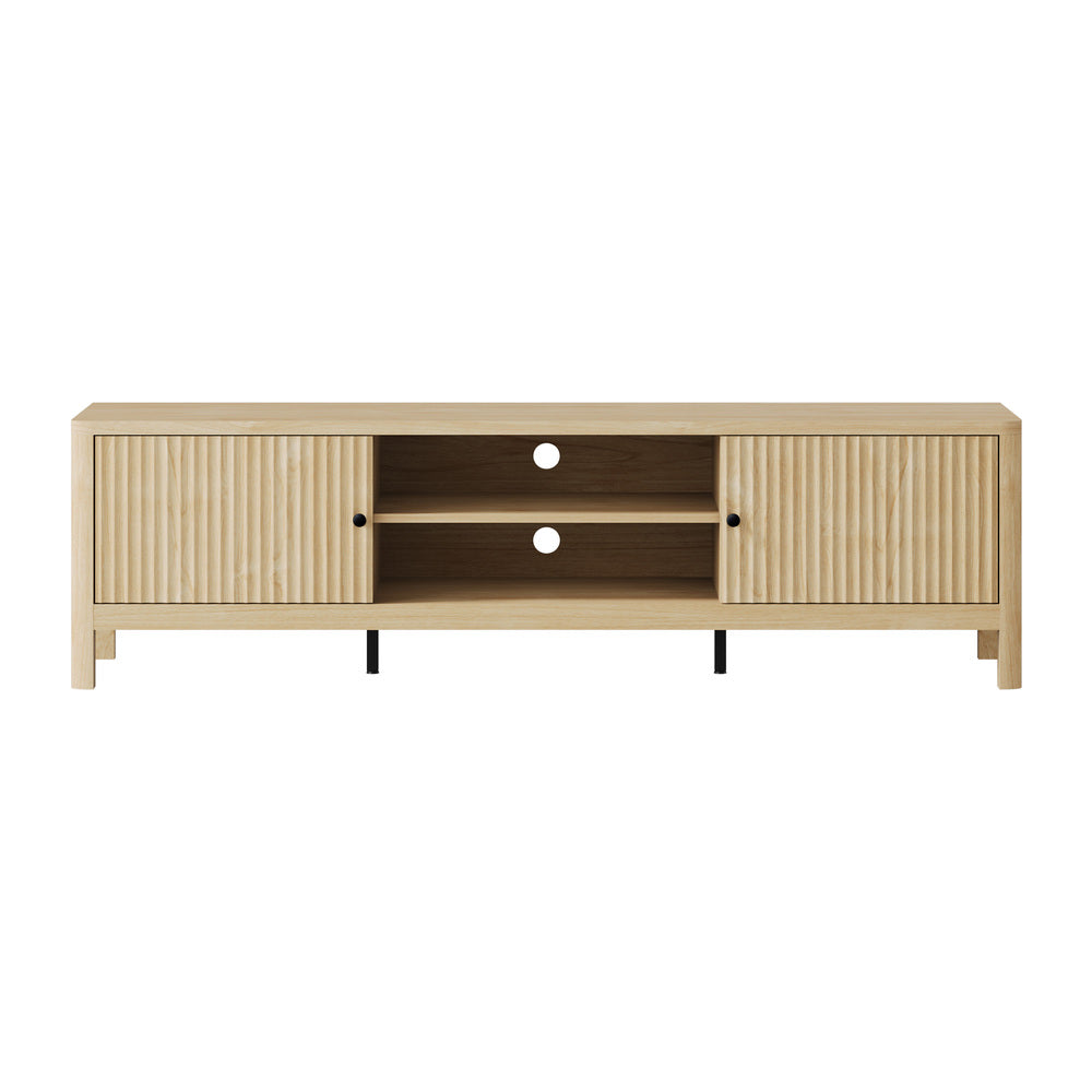 Amaro 160cm TV Entertainment Unit | Modern Style Ripple Front TV Cabinet with Storage