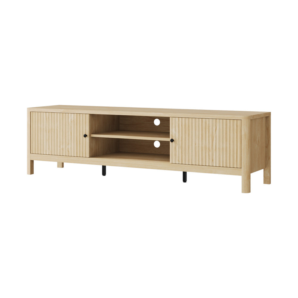 Amaro 160cm TV Entertainment Unit | Modern Style Ripple Front TV Cabinet with Storage