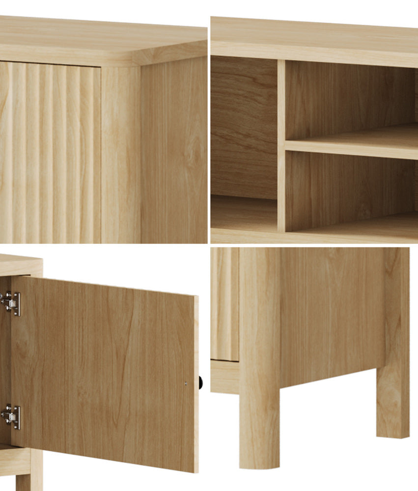 Amaro 160cm TV Entertainment Unit | Modern Style Ripple Front TV Cabinet with Storage