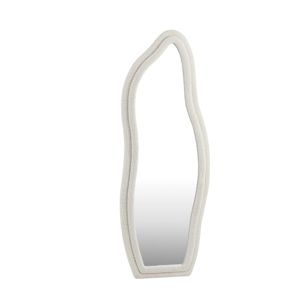 Piazzi Boucle XL Floor or Free Standing Designer Mirror | Abstract 166 x 60cm Feature Décor Mirror