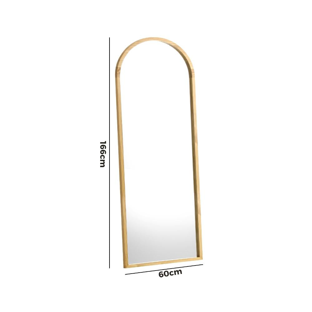 Perose Arched Wall or Floor Designer Mirror | Modern Feature Wall or Floor Mounted Décor Mirror