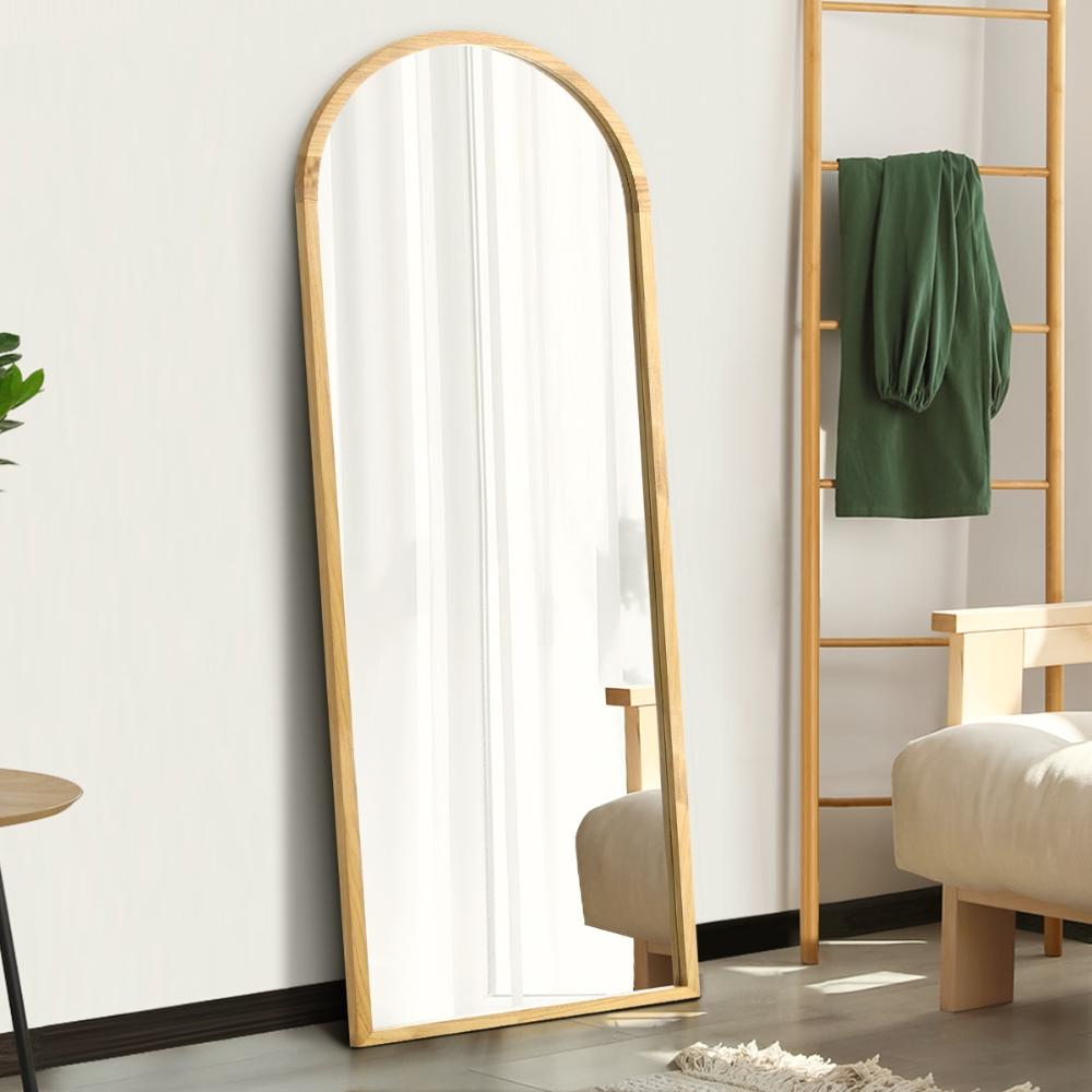 Perose Arched Wall or Floor Designer Mirror | Modern Feature Wall or Floor Mounted Décor Mirror