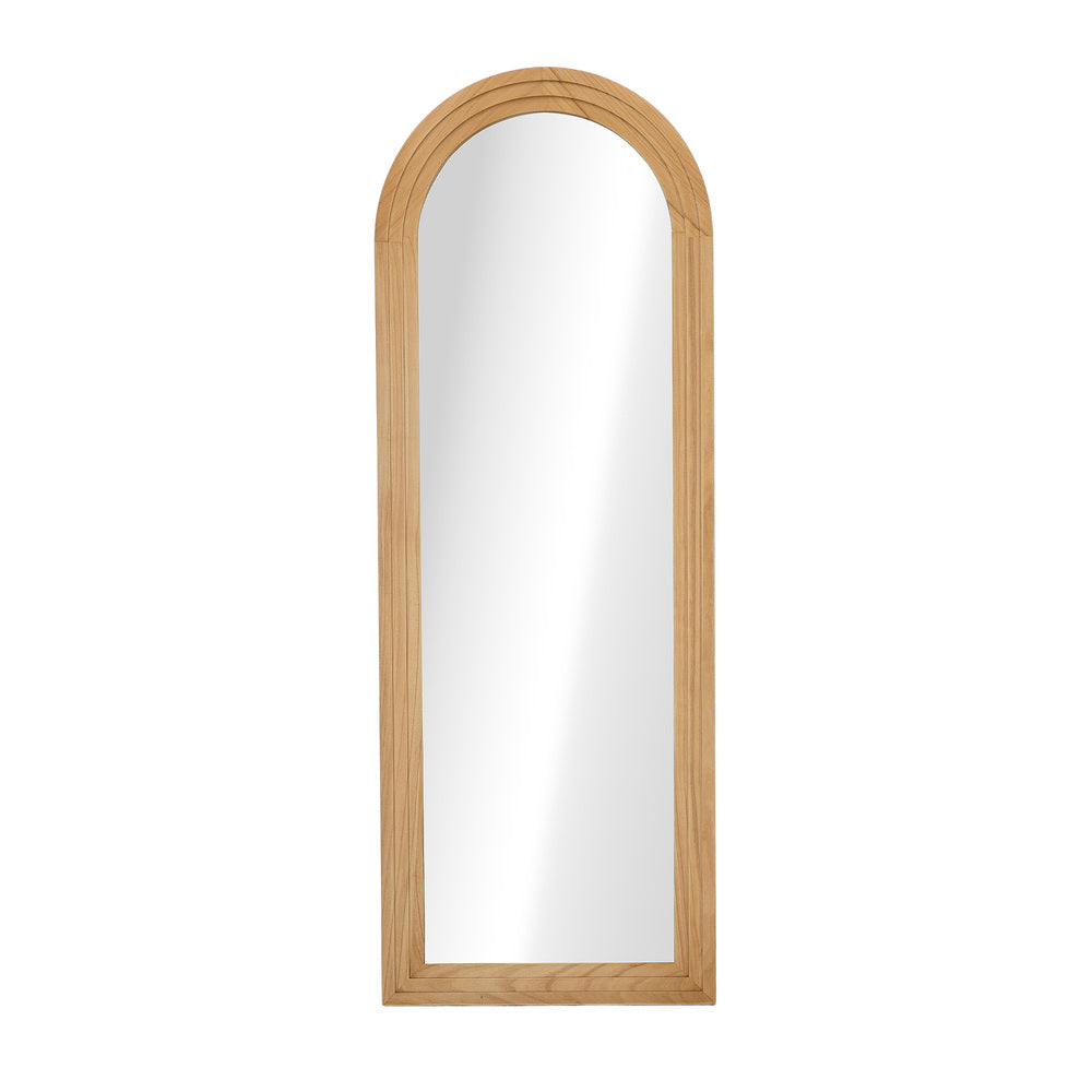 Imoli Arched 165 x 60cm Wall or Floor Designer Mirror | Modern Full Length Wooden Décor Mirror