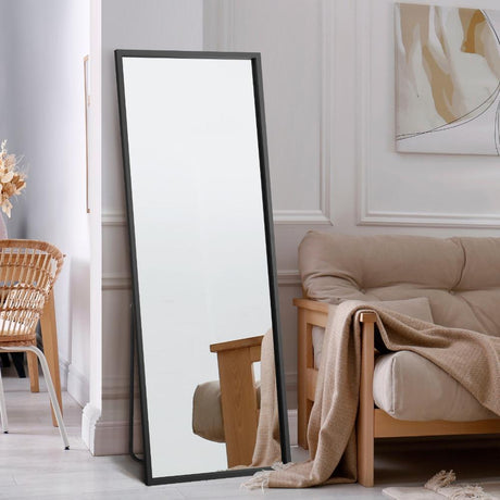 Miloso XL Floor or Free Mounted Mounted Designer Mirror |Rectangular 166 x 60cm Feature Décor Mirror