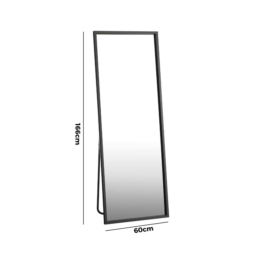 Miloso XL Floor or Free Mounted Mounted Designer Mirror |Rectangular 166 x 60cm Feature Décor Mirror