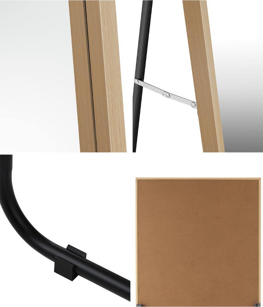 Miloso XL Floor or Free Mounted Mounted Designer Mirror |Rectangular 166 x 60cm Feature Décor Mirror