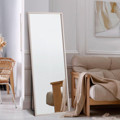 Miloso XL Floor or Free Mounted Mounted Designer Mirror |Rectangular 166 x 60cm Feature Décor Mirror