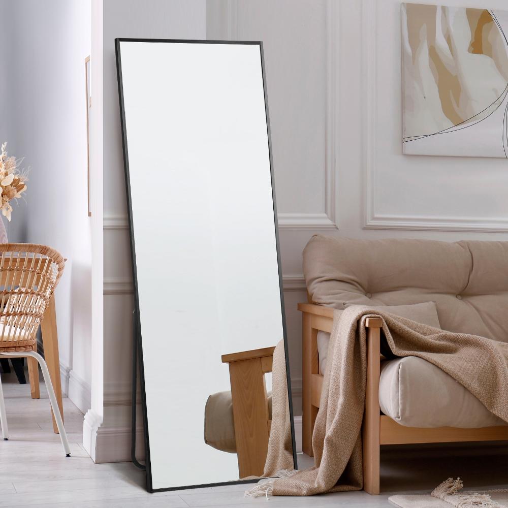 Piazzore XL Floor or Free Standing Designer Mirror | Rectangular 166 x 60cm Feature Décor Mirror