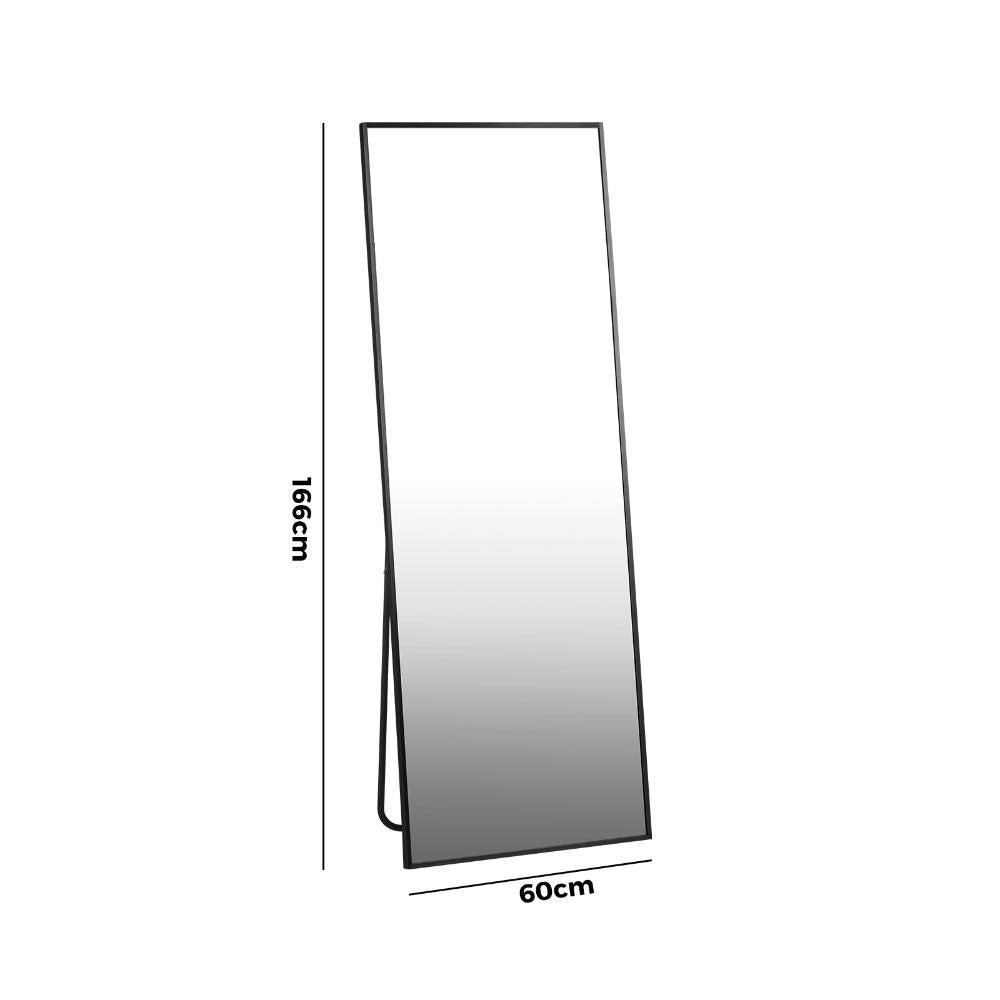 Piazzore XL Floor or Free Standing Designer Mirror | Rectangular 166 x 60cm Feature Décor Mirror