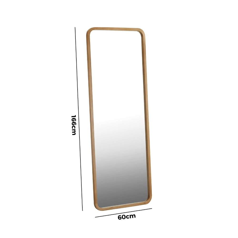 Piazzore XL Floor or Free Standing Designer Mirror | Rectangular 166 x 60cm Feature Décor Mirror