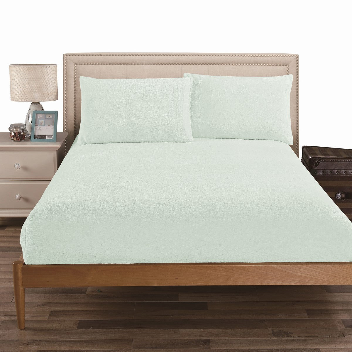 Ramesses Teddy Fleece Fitted Sheet Combo Set | Winter Warm Soft Teddy Fleece Sheets