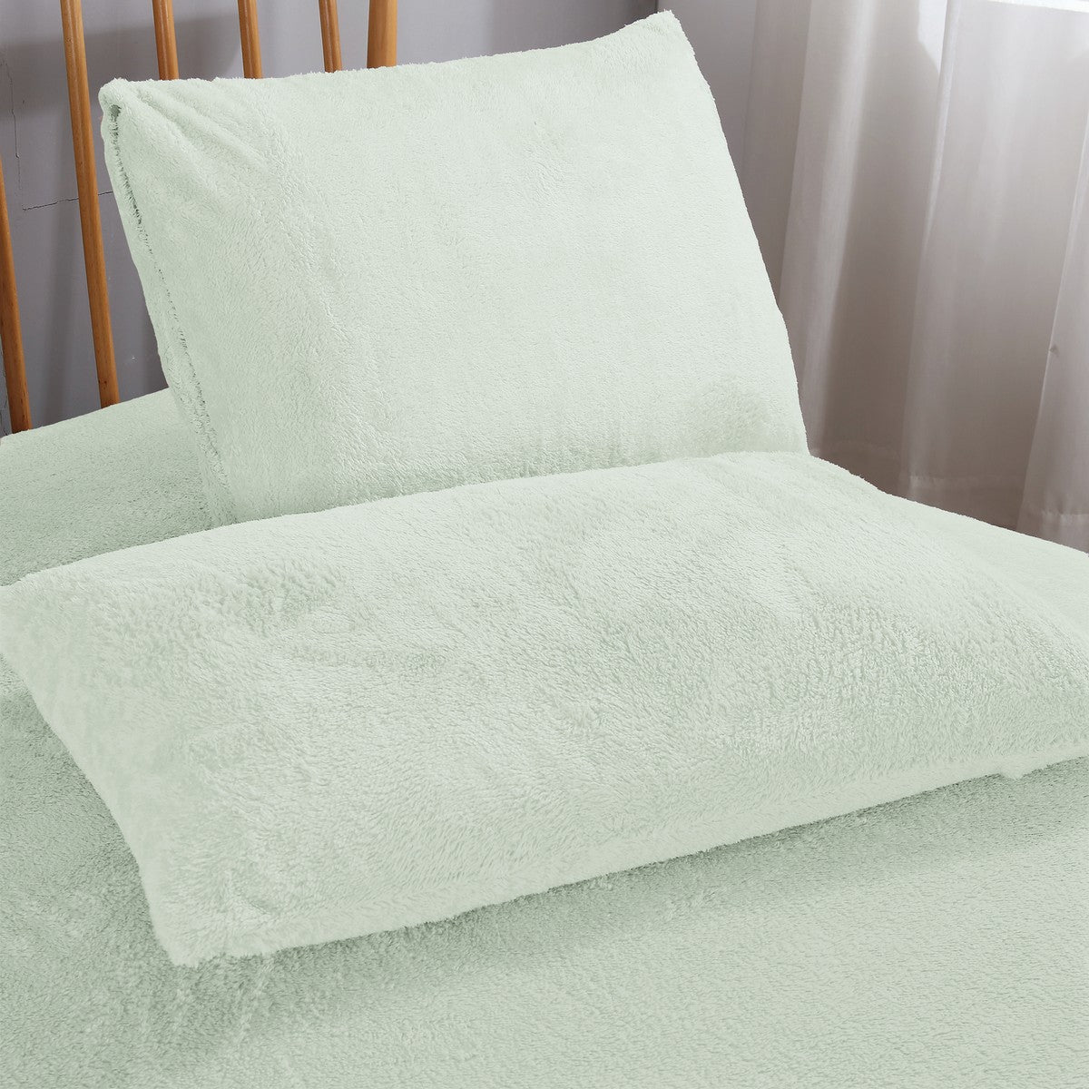 Ramesses Teddy Fleece Fitted Sheet Combo Set | Winter Warm Soft Teddy Fleece Sheets