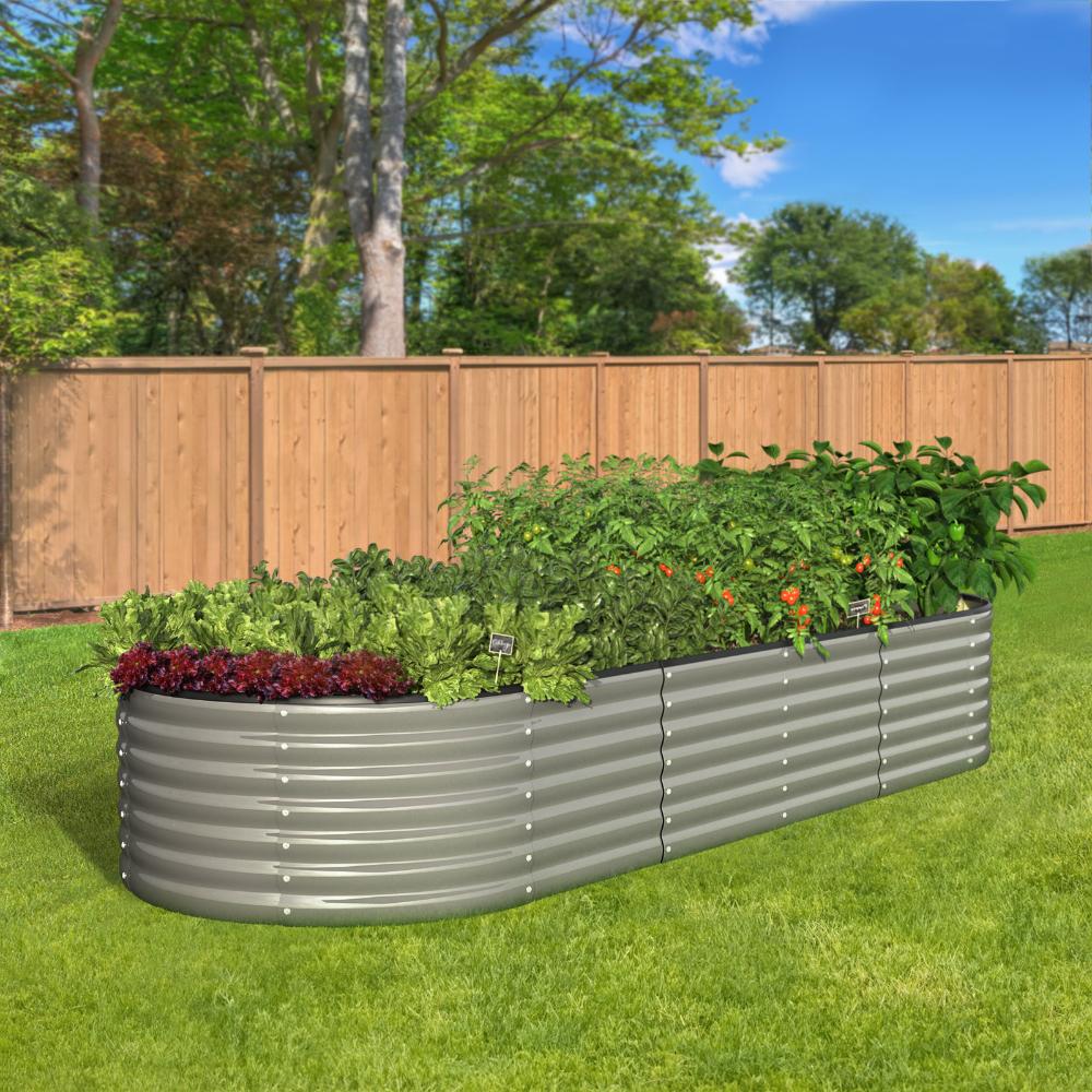 Premium Raised Garden Beds in Various Sizes | Galvanised Steel Planter Garden Beds by Livsip
