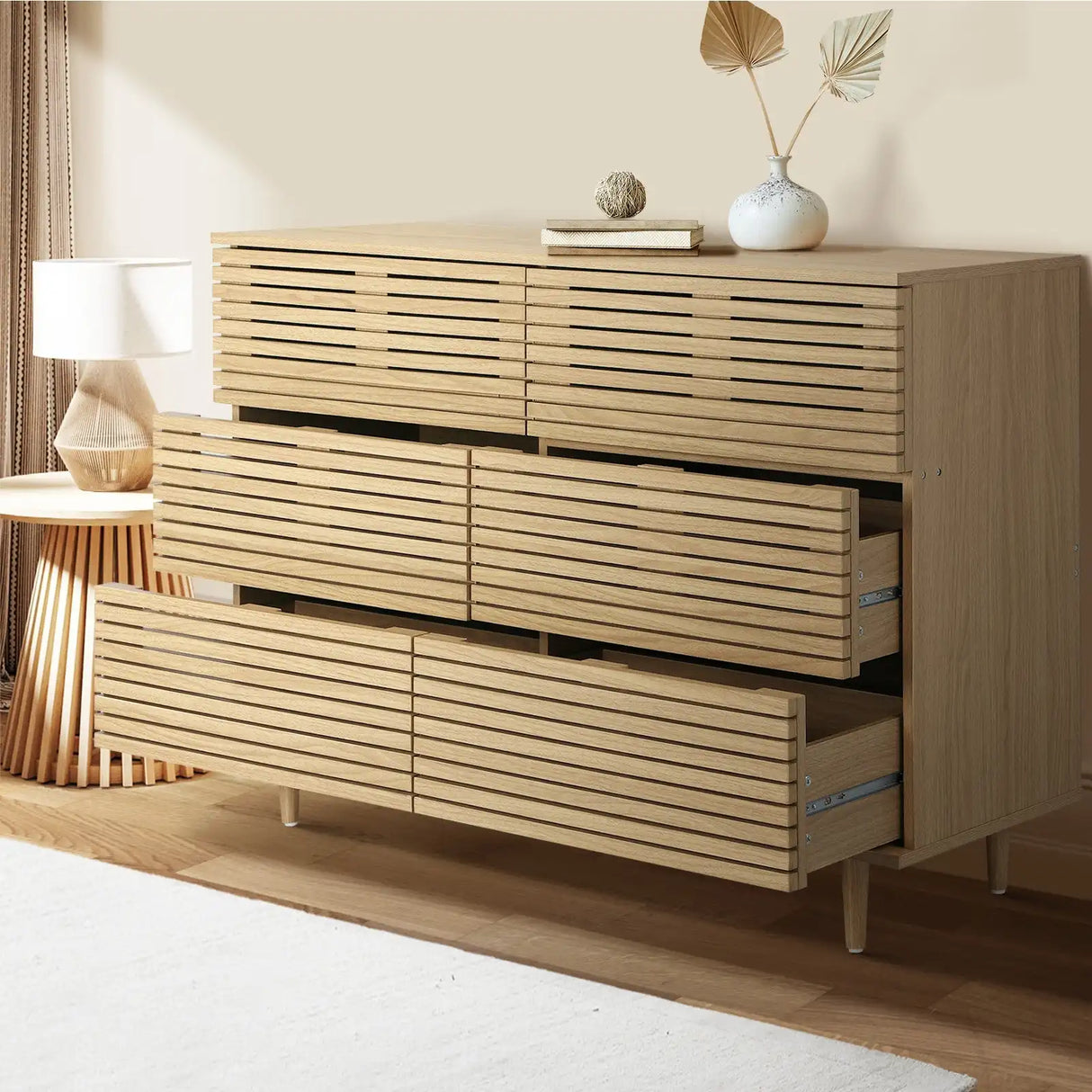 Centrum Bedroom 3 or 6 Chest of Drawers Tallboy Cabinet | Modern Tallboy Storage Dresser Cabinet