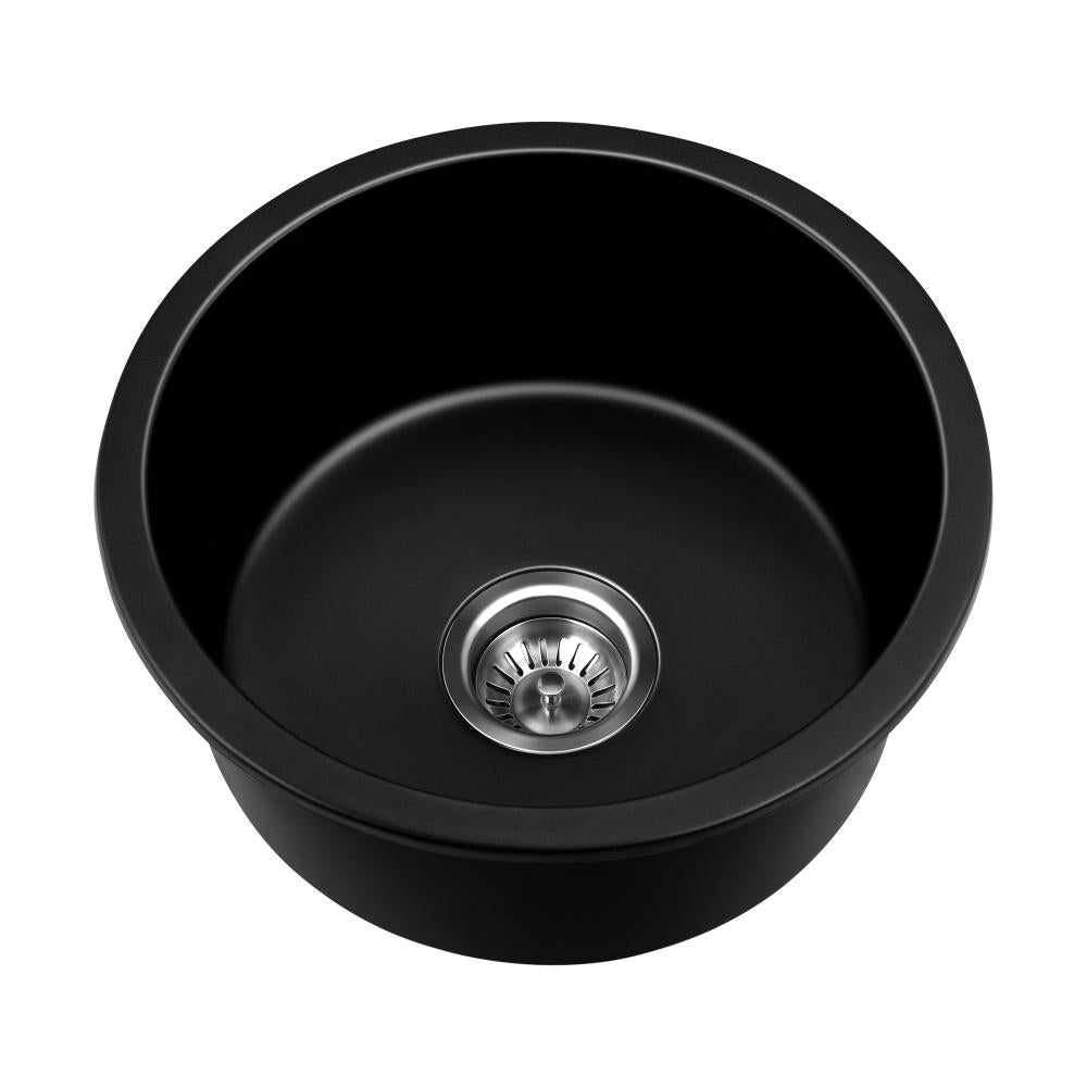 Super High Quality Granite Stone Composite Kitchen Sink in Black or White | Kitchen Laundry Granite Sinks