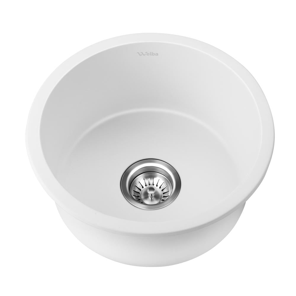 Super High Quality Granite Stone Composite Kitchen Sink in Black or White | Kitchen Laundry Granite Sinks